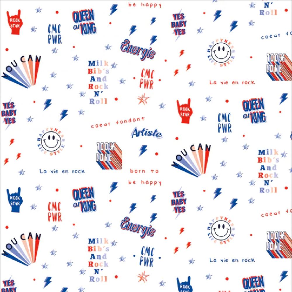 CHANGE MA COUCHE - PYJAMA GRAND BLEU BLANC ROCK