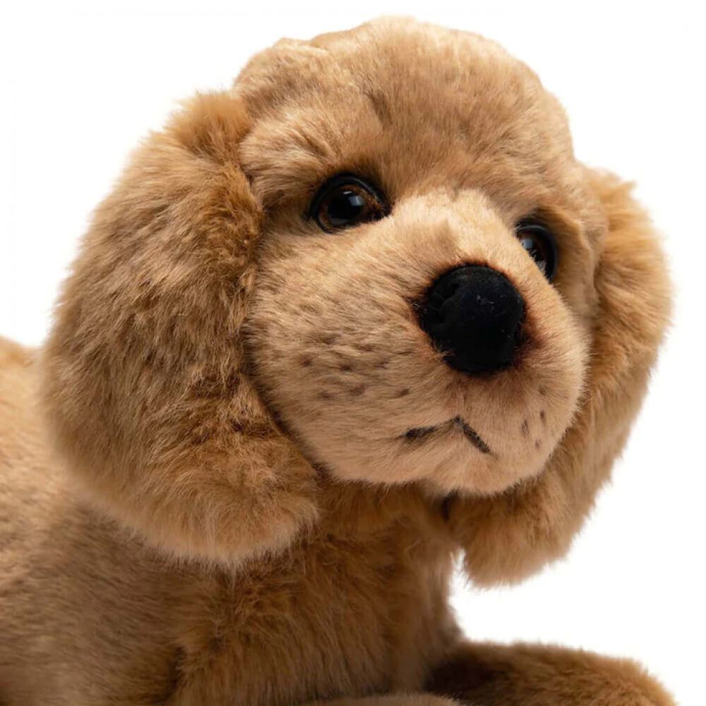 LA PELUCHERIE - CHIEN THEO COCKER ALLONGE 35CM