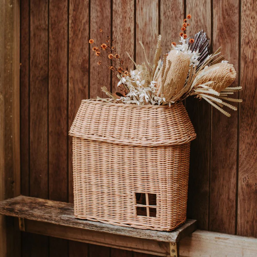 RATTAN HANGING HUTCH -Olli Ella