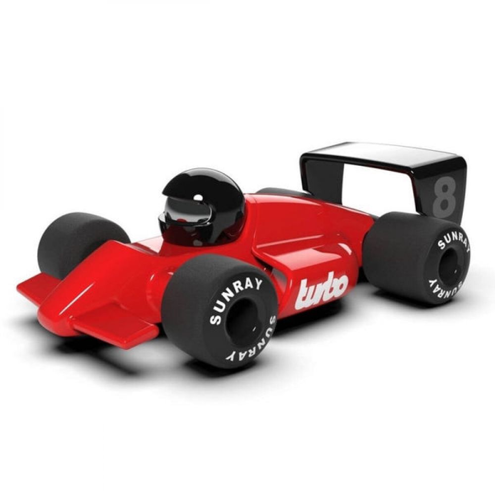VOITURE VERVE TURBO LASER ROUGE L15CM -Playforever