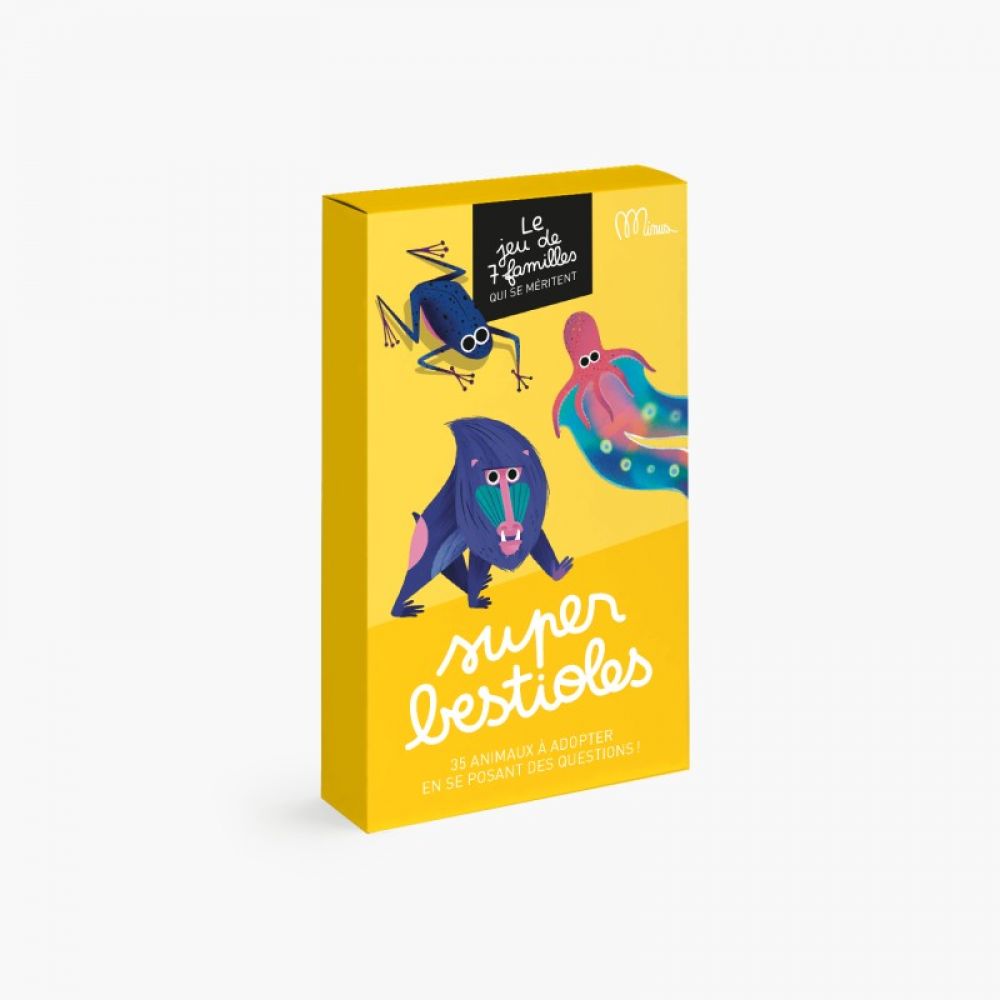 JEU DES 7 FAMILLES - SUPER BESTIOLES -Edition Minus