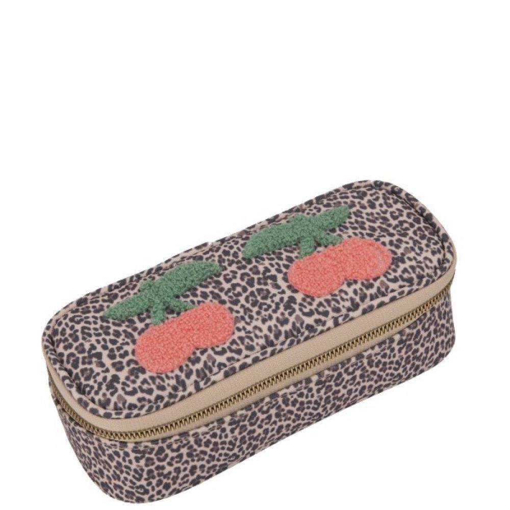 PENCIL BOX - LEOPARD CHERRY -Jeune Premier