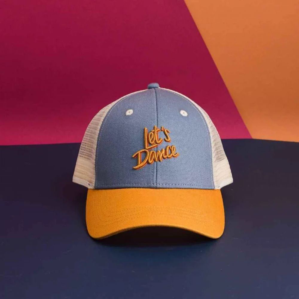 CASQUETTE TRUCKER LET'S DANCE MOUTARDE -Chamaye