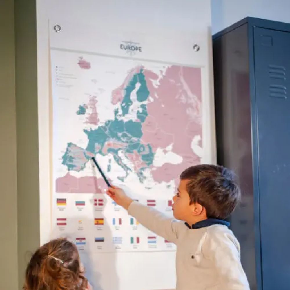 PLANCHE CARTE D'EUROPE