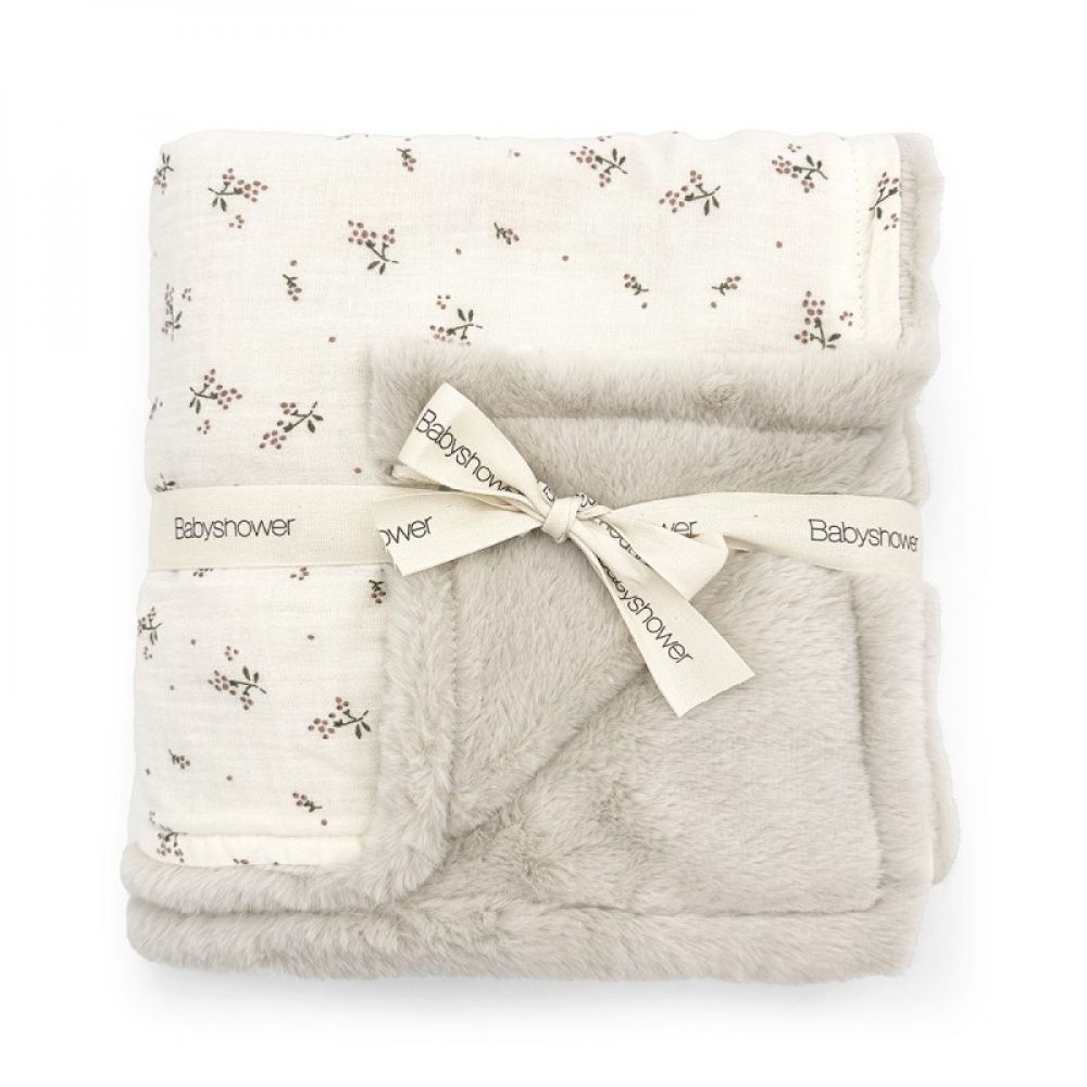 BABYSHOWER - COUVERTURE POLAIRE LARGE ROSEBERRY