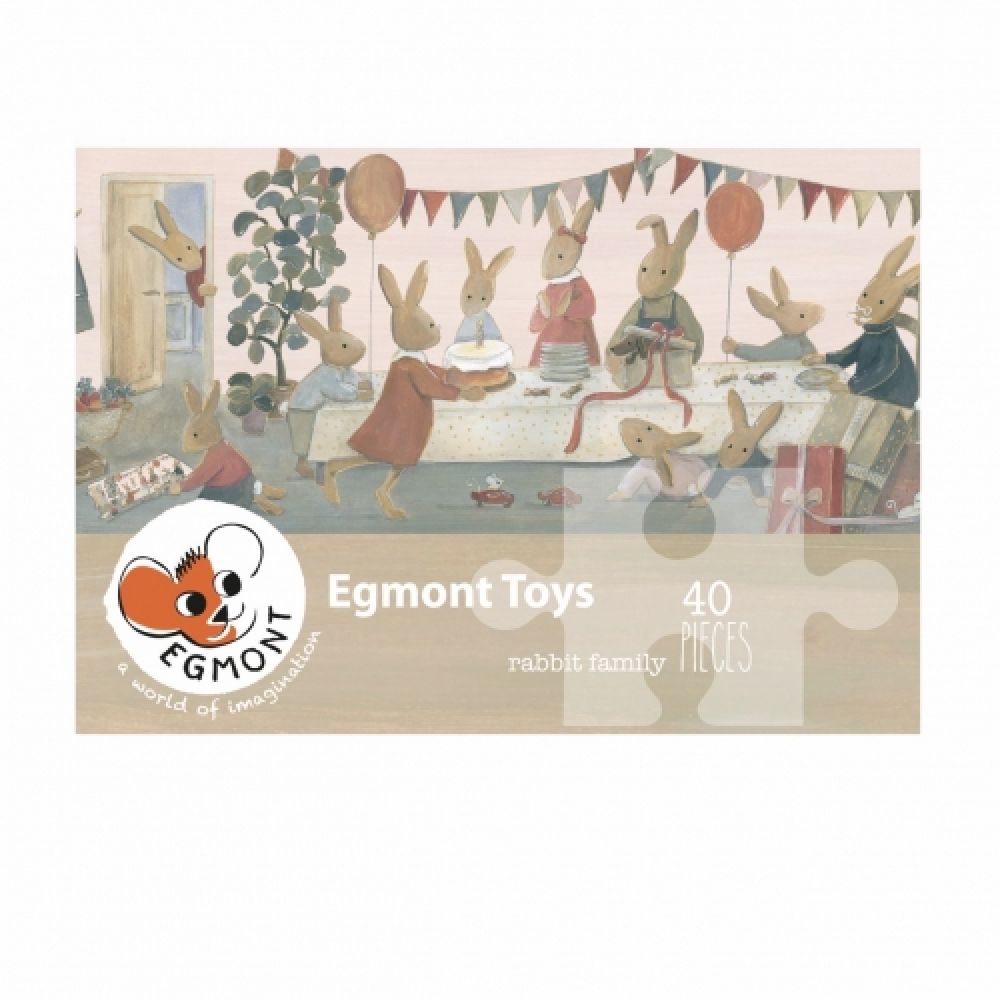 PUZZLE GEANT FAMILLE LAPIN 40 PCS