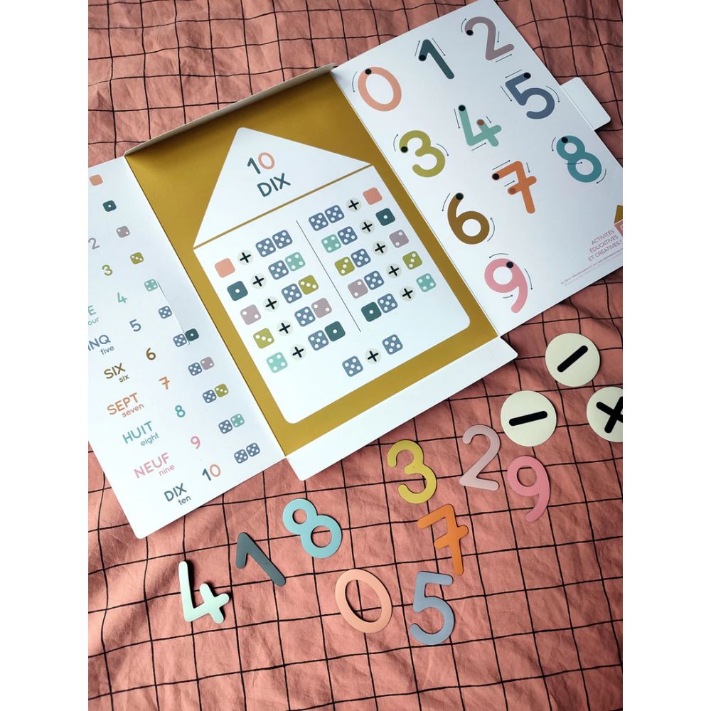 MA CABANE A REVE - CHIFFRES MAGNETIQUES - JEU EDUCATIF