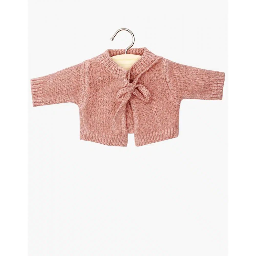 BABIES - CARDIGAN ALIX EN TRICOT ROSE THE