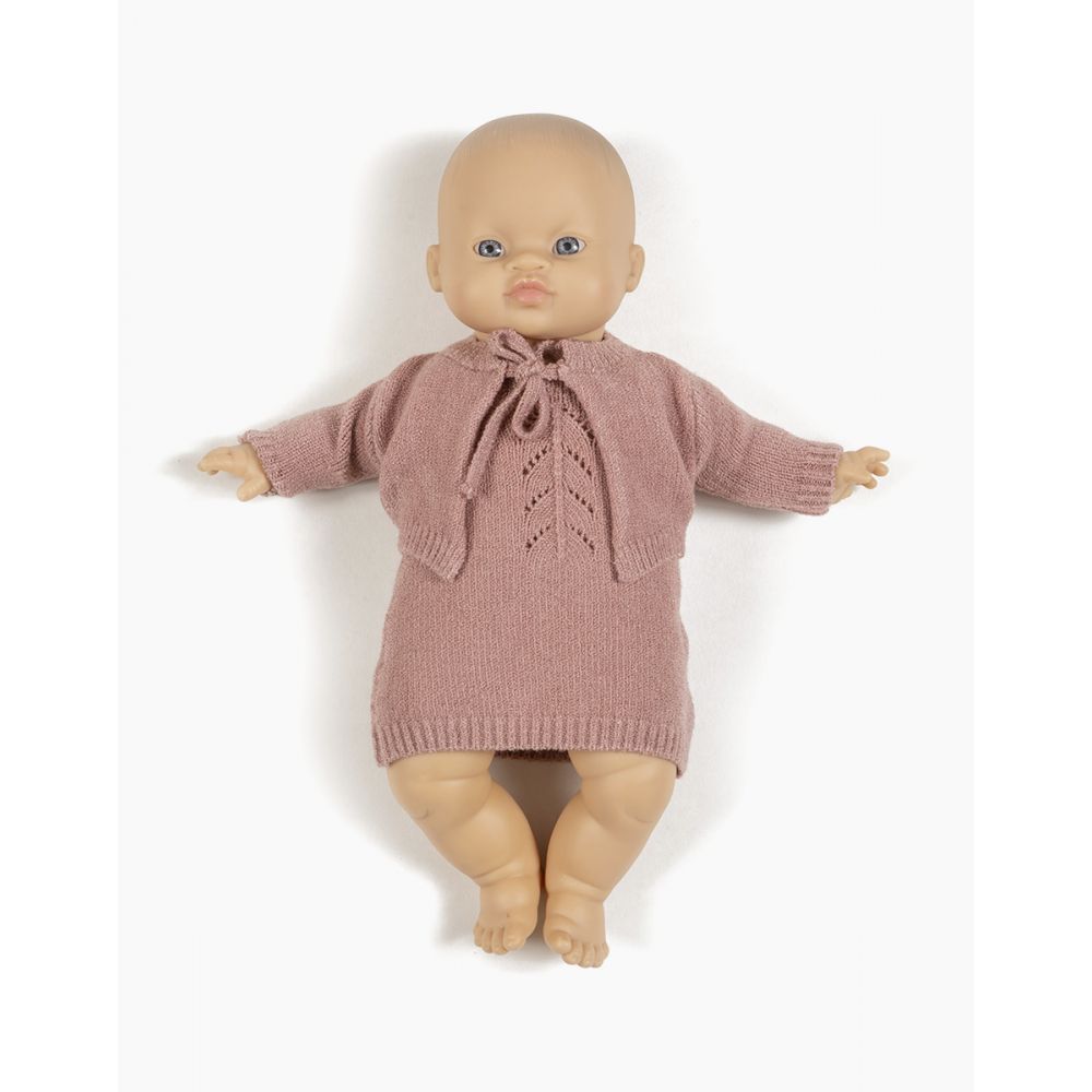 BABIES - CARDIGAN ALIX EN TRICOT ROSE THE