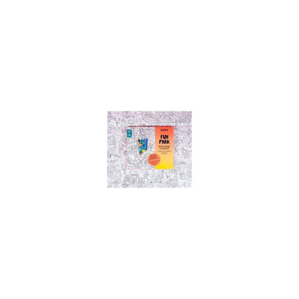 OMY - POSTER A COLORIER - FUN PARK 100x70