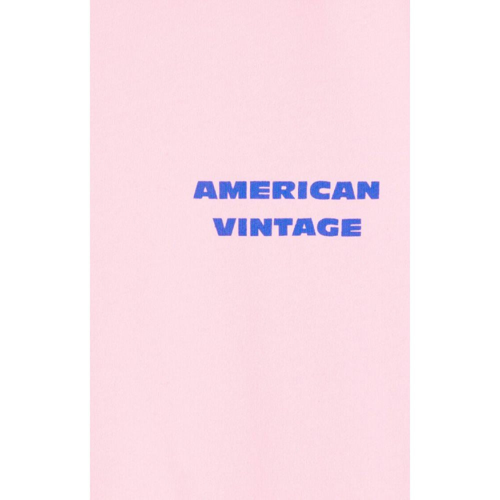 T-SHIRT DROIT MC COL ROND IMPRIME BABY PINK 7+