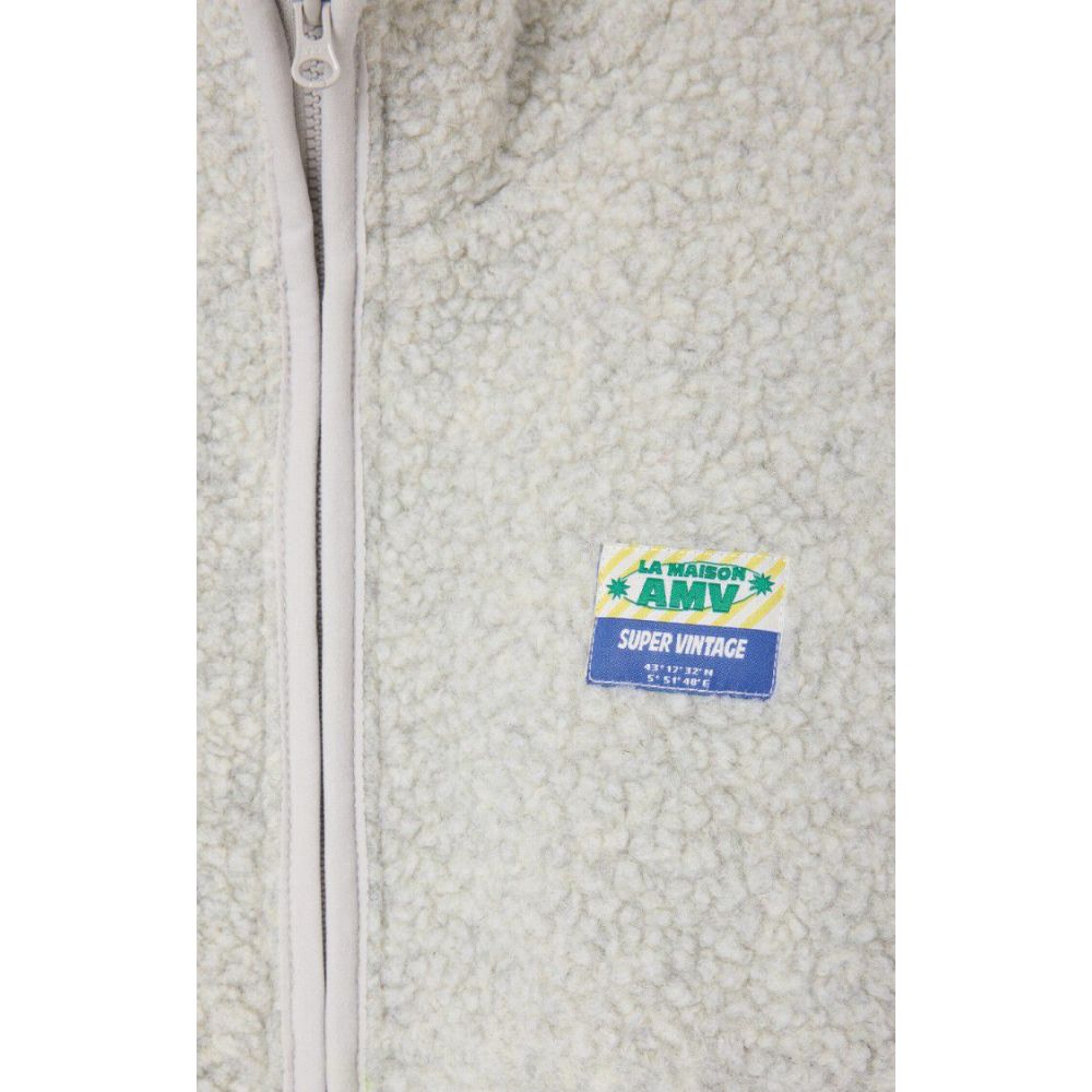 AMERICAN VINTAGE - VESTE COURTE AMPLE ML ZIPPEE POLAR MELANGE 7+