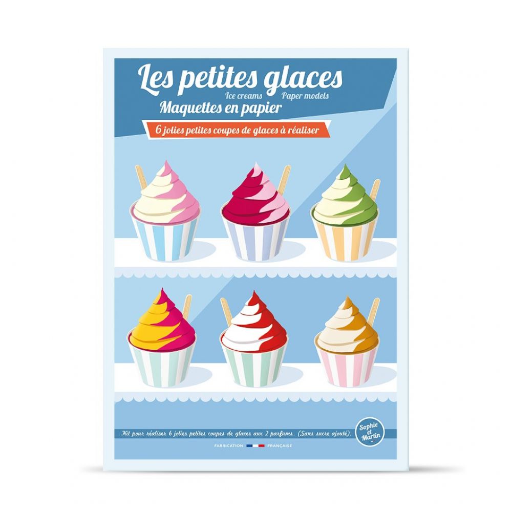 SOPHIE ET MARTIN - MAQUETTE PAPIER - PETITES GLACES