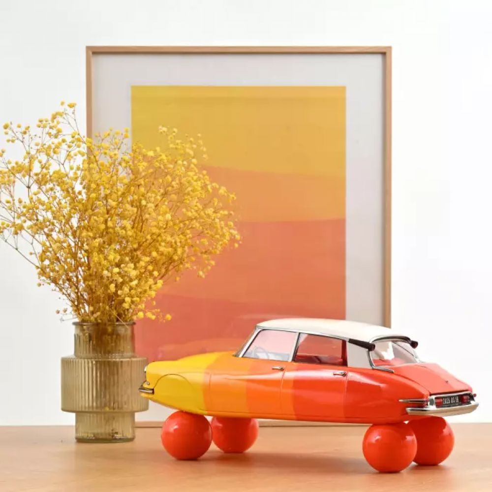 CITROEN DS19 SUR BOULES 1959 1/12