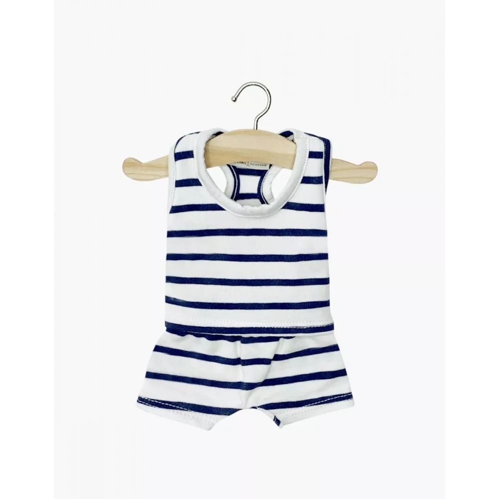 GORDIS - LES P'TITS BASIQUES - DESSOUS GARCON MARCEL EN JERSEY A RAYURES BLEU MARINE