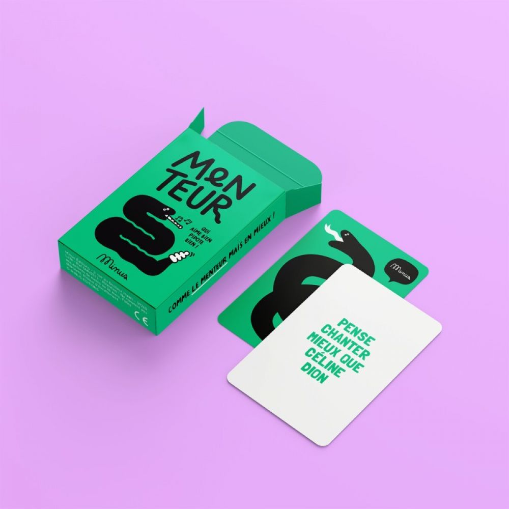 EDITION MINUS - JEU DE CARTES - MENTEUR !!