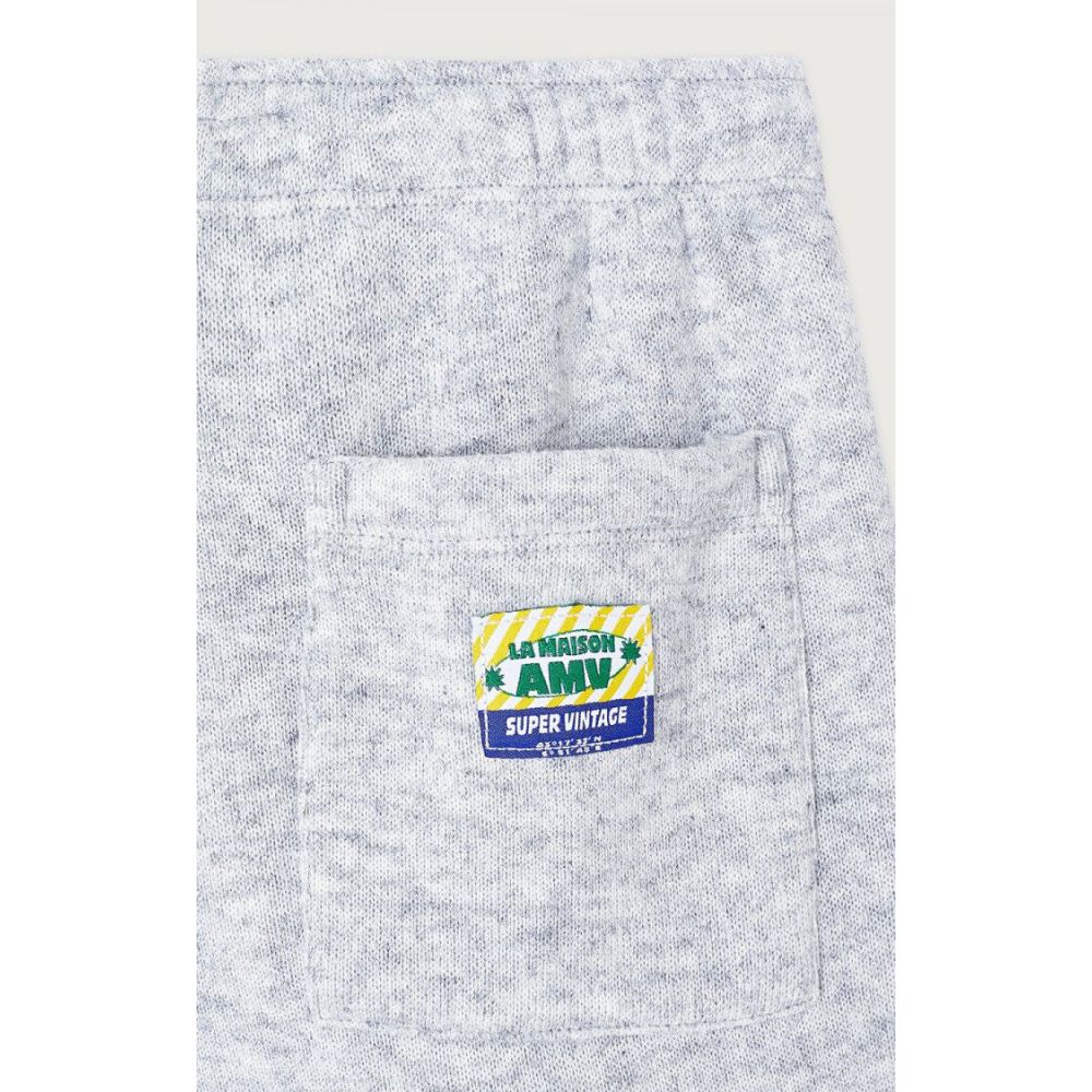 SHORT GRIS CLAIR CHINE 7+