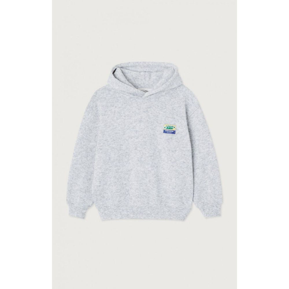 SWEAT GRIS CLAIR CHINE 7+
