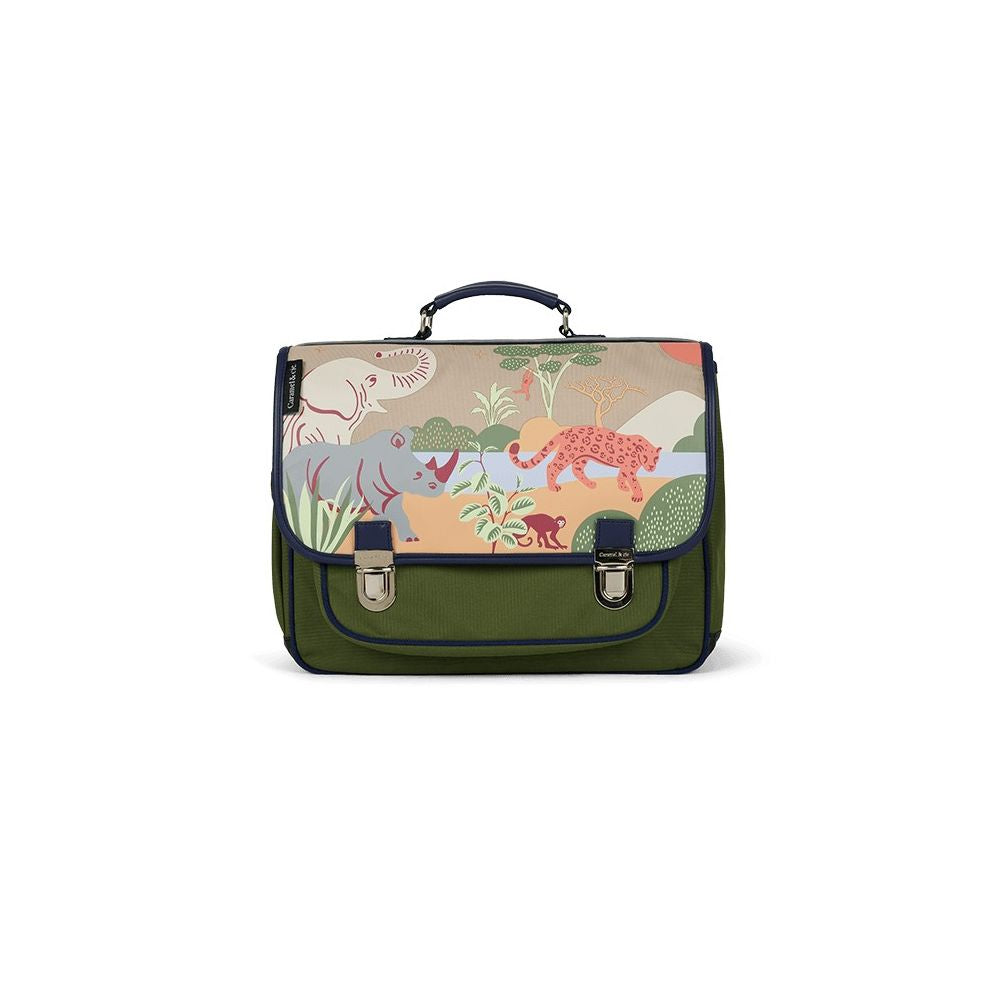 CARTABLE MOYEN SAFARI VERT