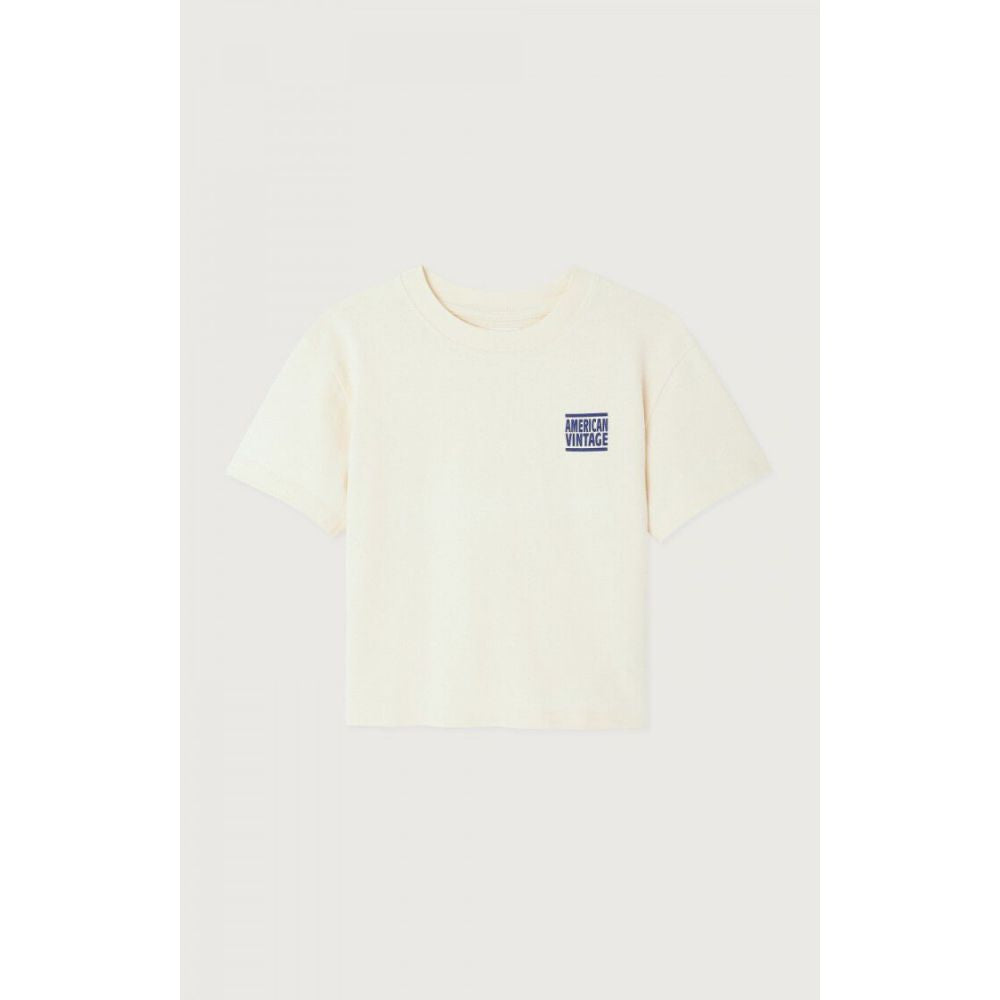 T-SHIRTS MC ECRU 3-6 -American Vintage