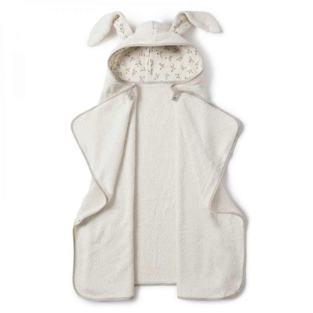 BABYSHOWER - CAPE DE BAIN BUNNY LARGE OLIVE BLOOM