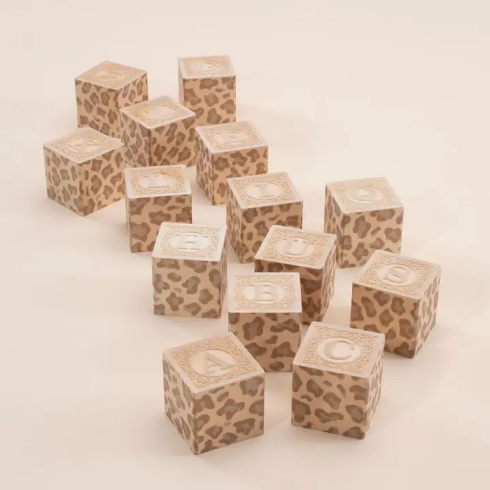 UNCLE GOOSE - BLOCS ALPHABET LEOPARD