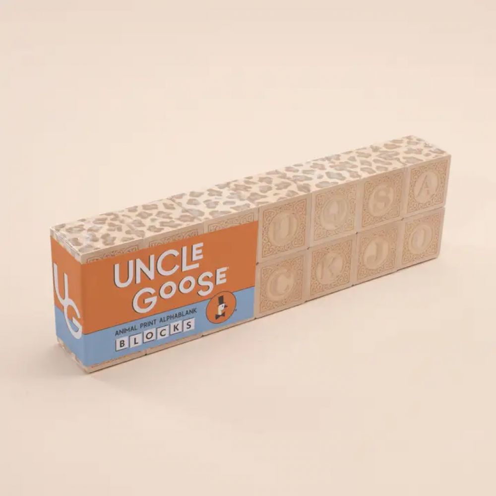 UNCLE GOOSE - BLOCS ALPHABET LEOPARD