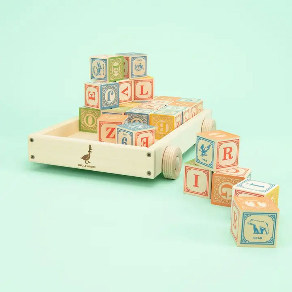 CHARIOT BLOCS ALPHABET -Uncle Goose