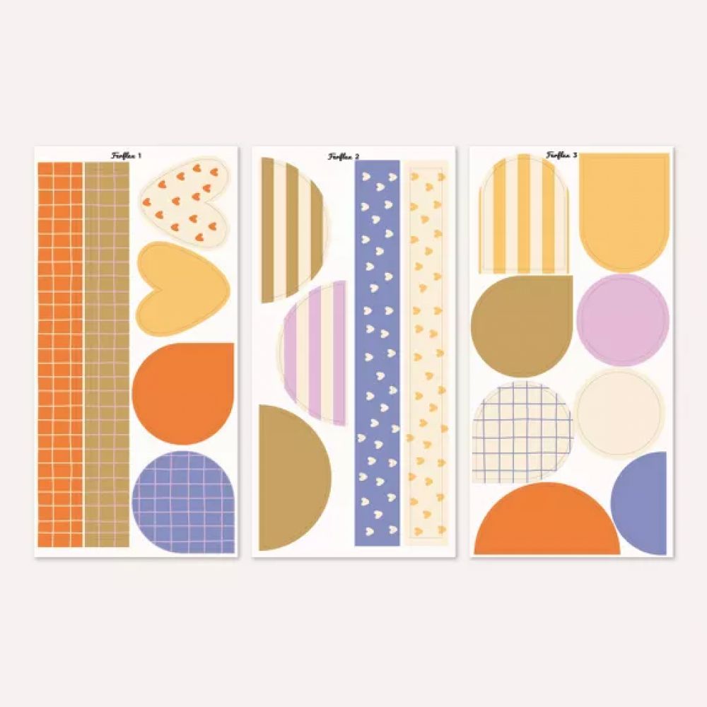 JEU MAGNETIQUE - TABLEAU OVOIDE BEIGE ROSE -Ferflex