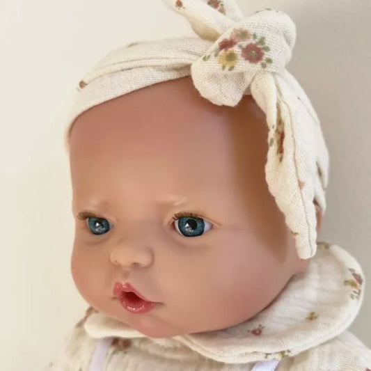 WOOKIDS TOYS - POUPEE 36CM - MARIA BOBBLE AUX FLEURS ROSES