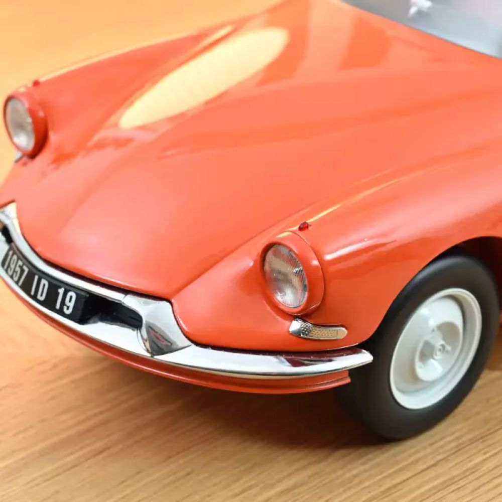 NOREV - CITROEN ID 19 1955 ORANGE CAPUCINE ET CREME 1/12