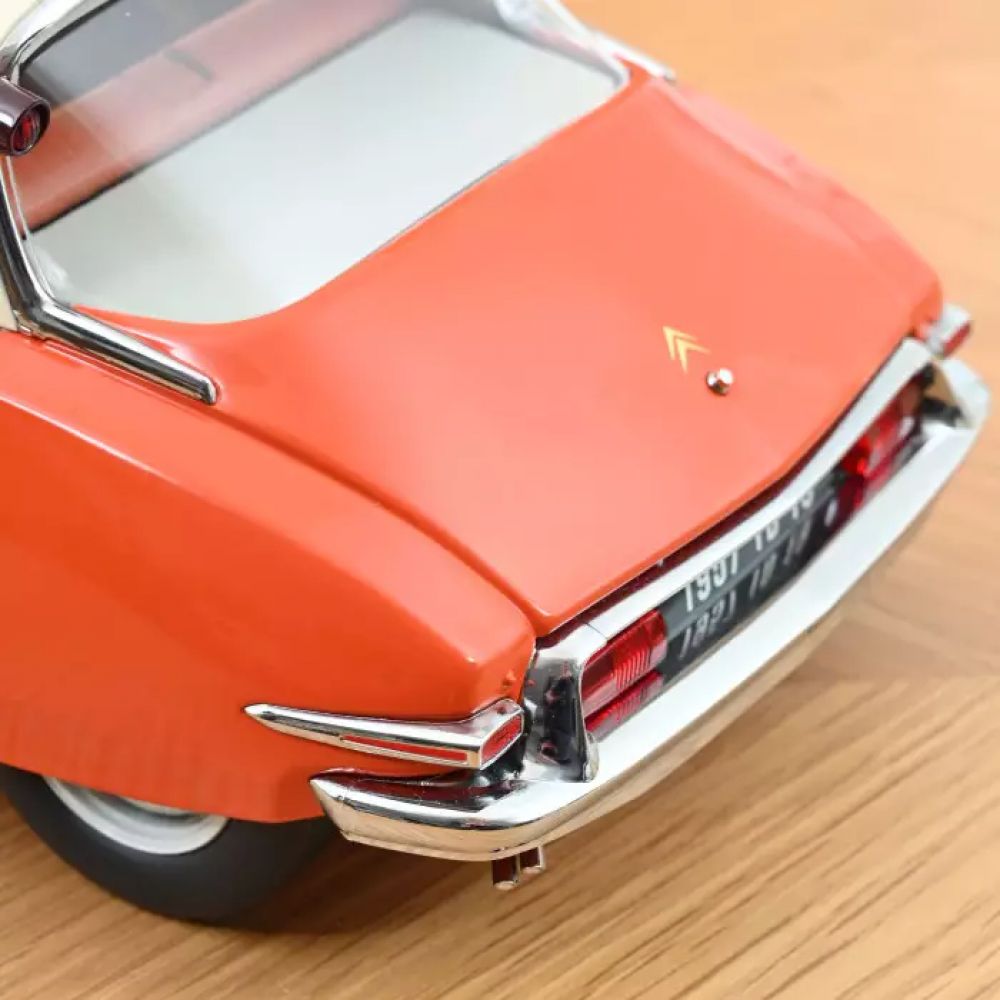 NOREV - CITROEN ID 19 1955 ORANGE CAPUCINE ET CREME 1/12