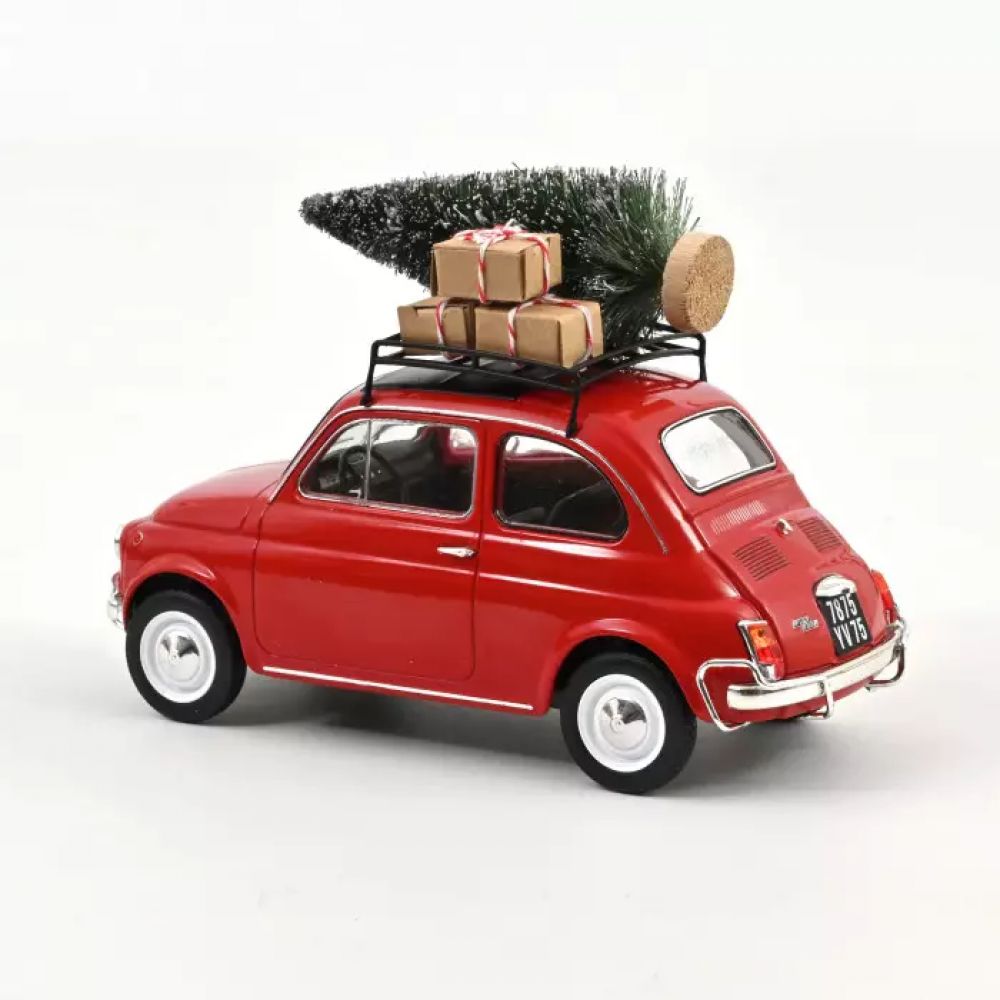 NOREV - FIAT 500 L 1968 ROUGE NOEL 1/18