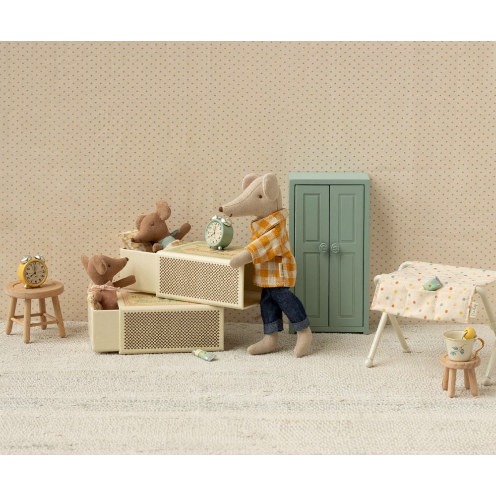 SOURIS BEBE SLEEPY/WAKEY DANS SA BOITE - ROSE -Maileg