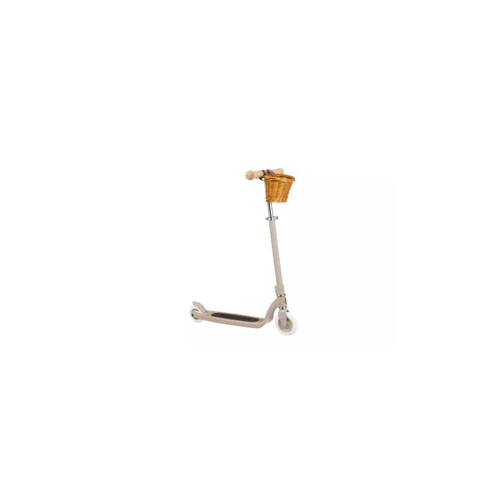 TROTTINETTE VINTAGE 2 ROUES BEIGE -Banwood