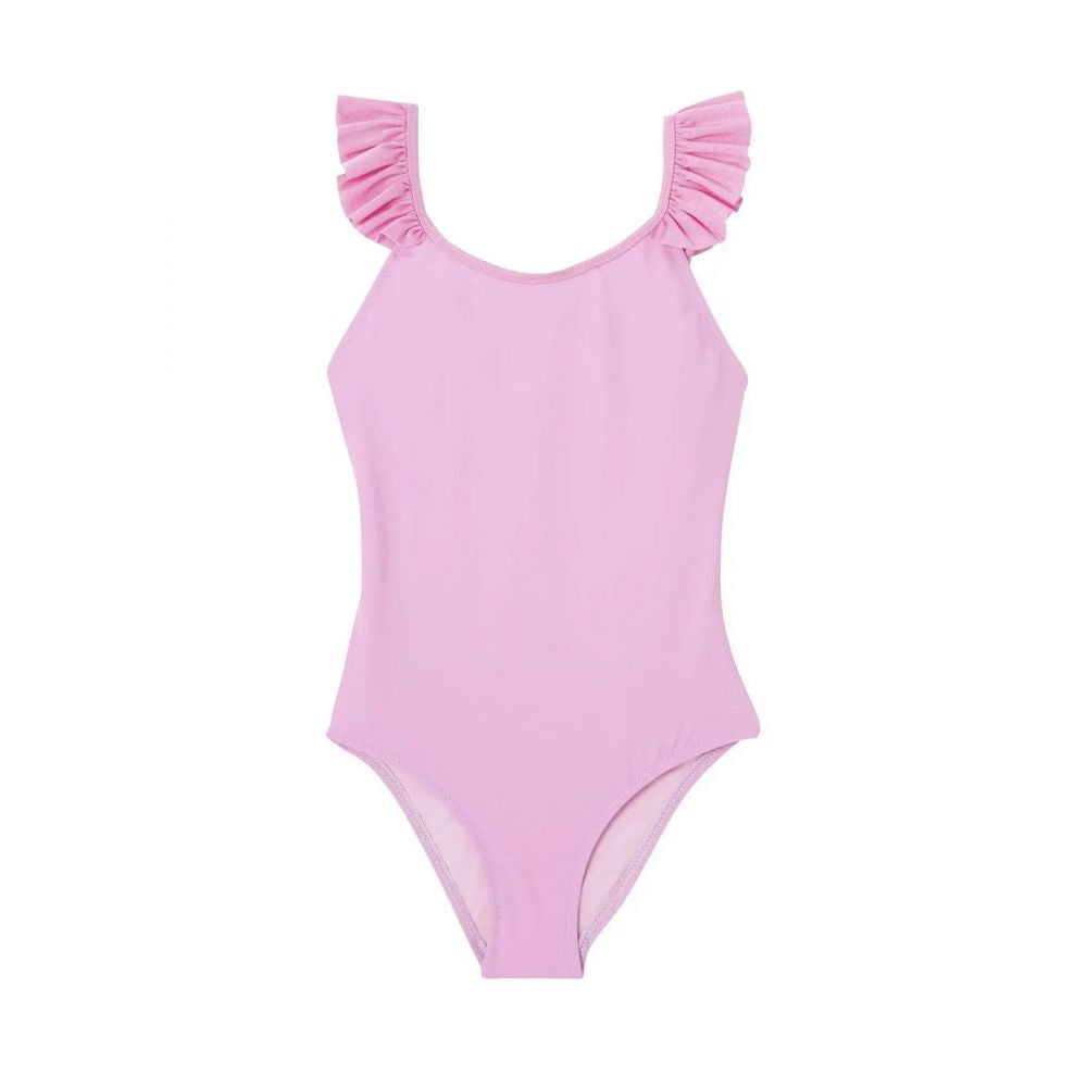 MAILLOT FILLE 1 PIECE BORA BORA A VOLANTS LILAS -Lison Paris