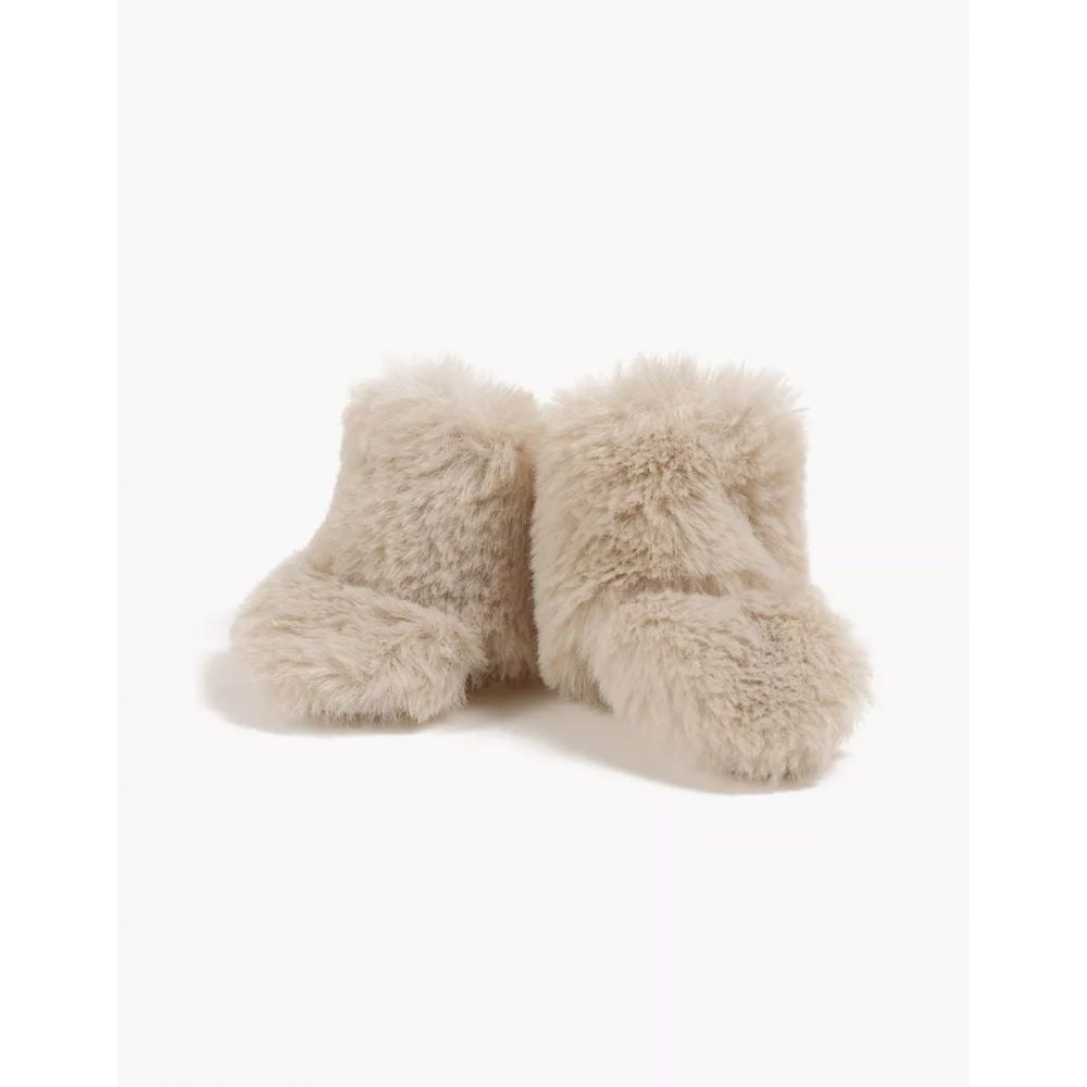 GORDIS - SNOW BOOTS EN FAUSSE FOURRURE BEIGE -Minikane
