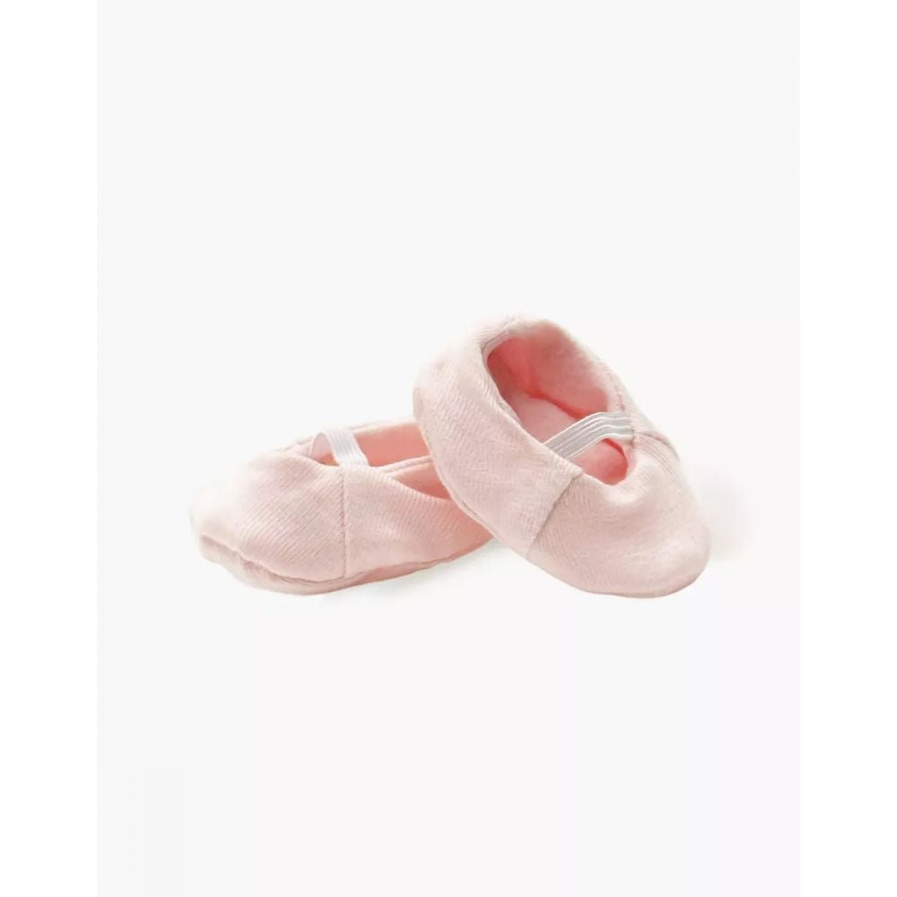 GORDIS - CHAUSSONS BALLERINES EN JERSEY ROSE PALE -Minikane