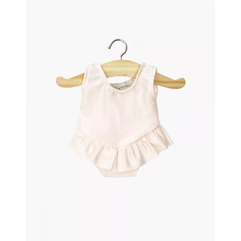 GORDIS - JUSTEAUCORPS A VOLANTS MAIA EN LYCRA ROSE NUDE -Minikane