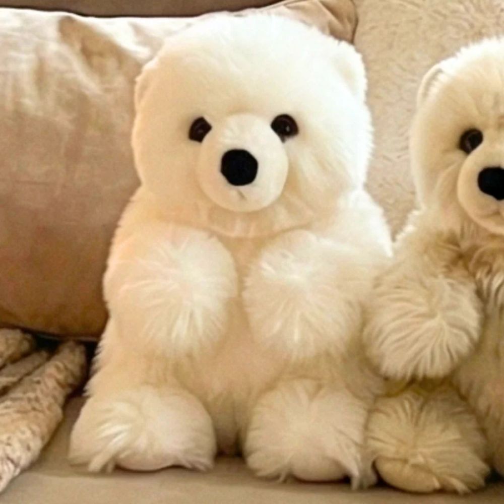 OURS JULES DEBOUT CREME 20CM -La Pelucherie