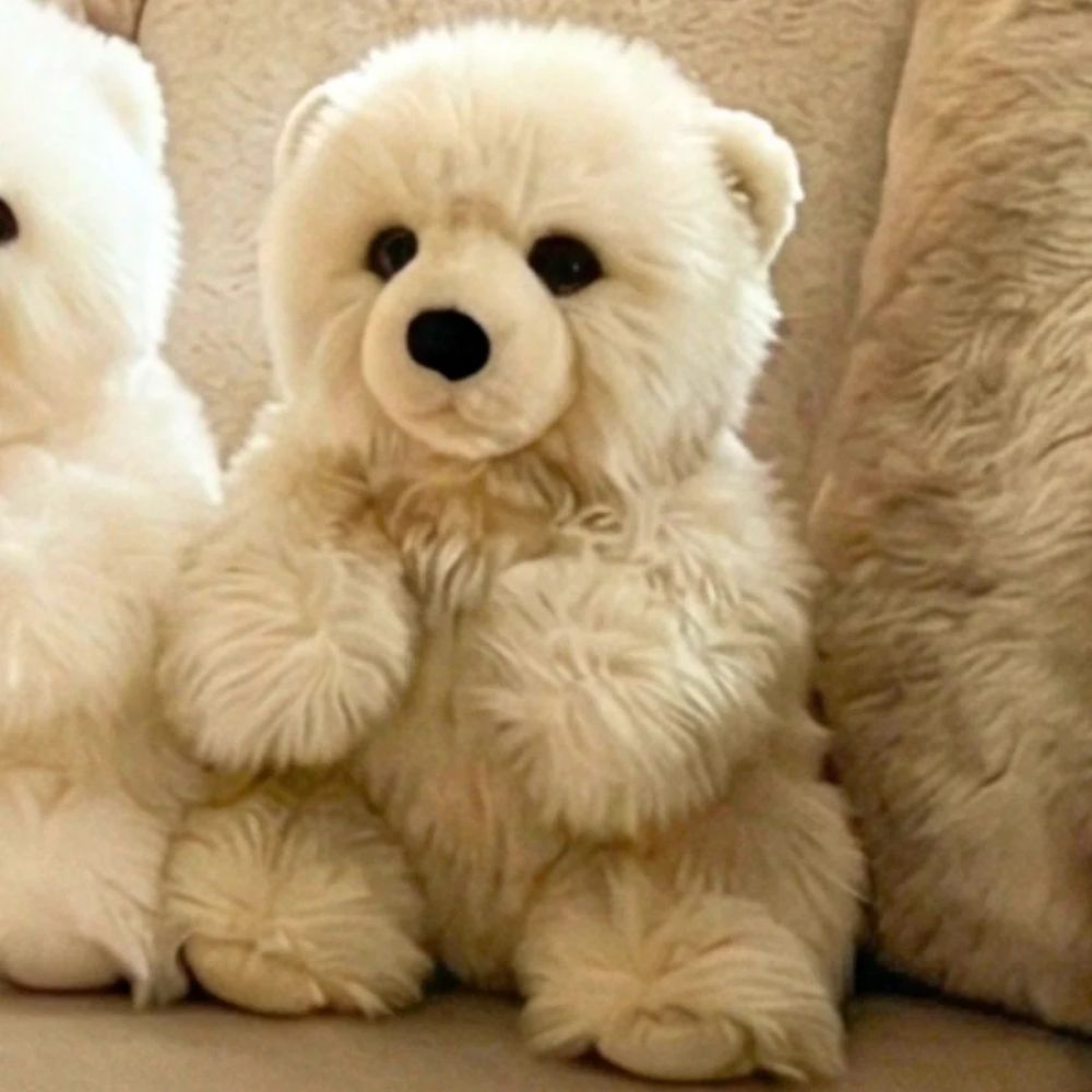OURS JULES DEBOUT MIEL 20CM -La Pelucherie