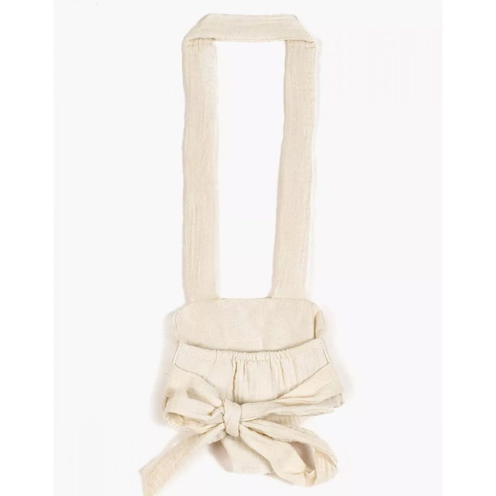 PORTE POUPEE EN GAZE DE COTON MASTIC -Minikane