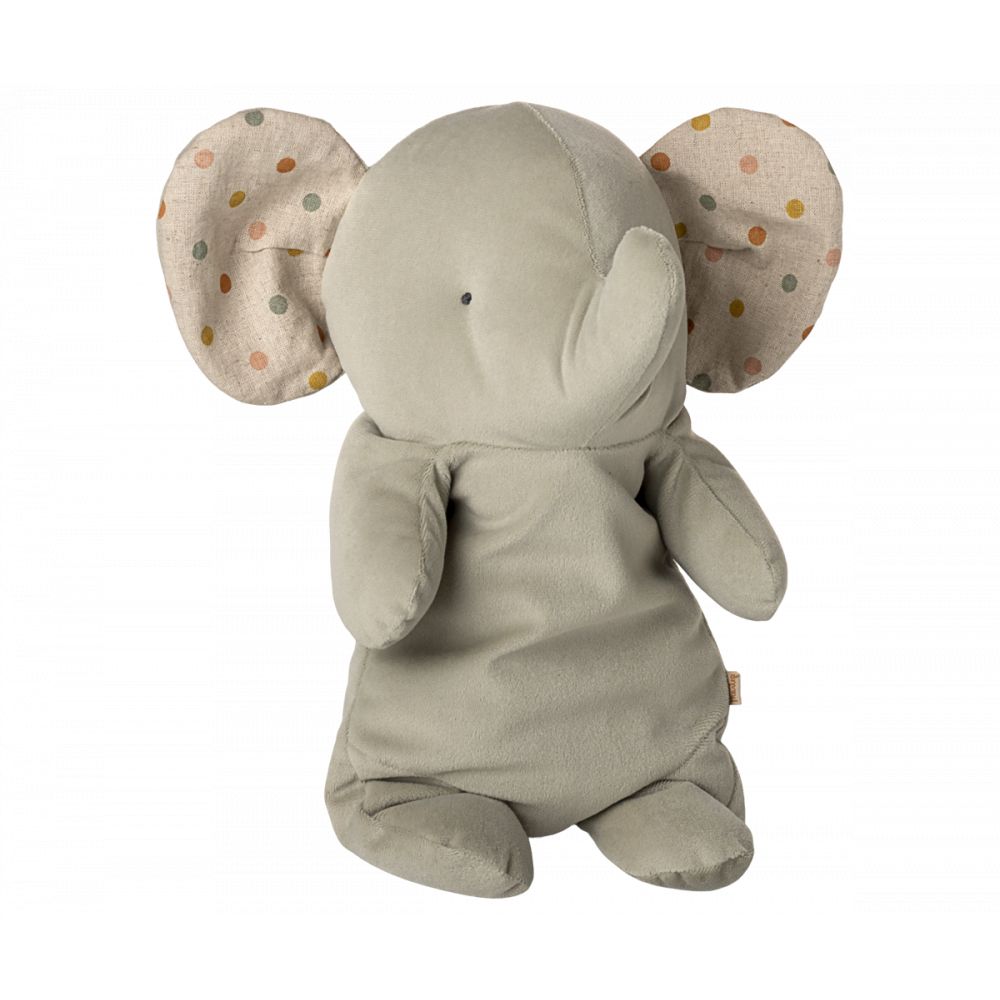 SAFARI FRIENDS, ELEPHANT, MEDIUM - GRIS ACIER -Maileg