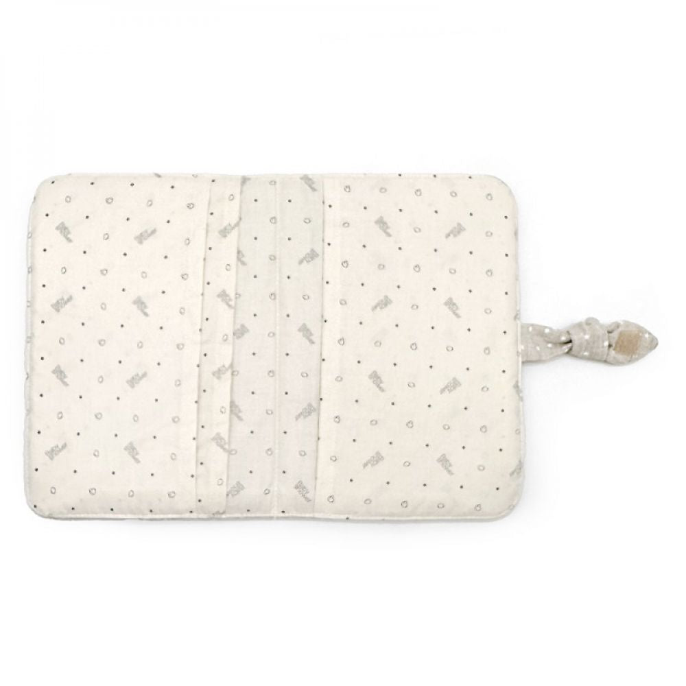 PROTEGE CARNET DE SANTE KNOT CHERRY -Babyshower