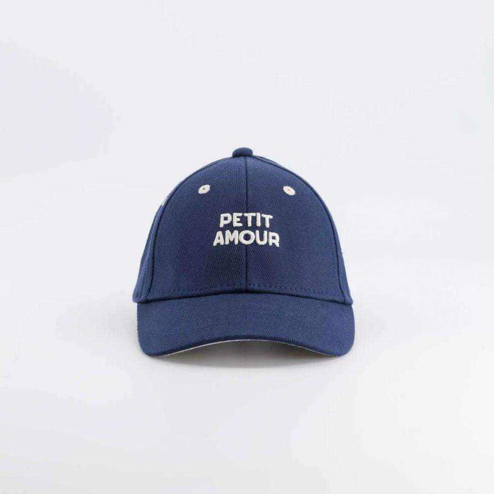 CASQUETTE BEBE PETIT AMOUR BLEU -Chamaye