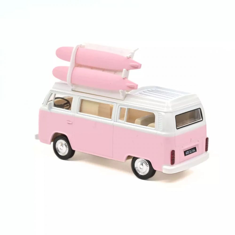 VOLKSWAGEN COMBI T2B CAMPER VAN 1973 ROSE 1/43 -Norev