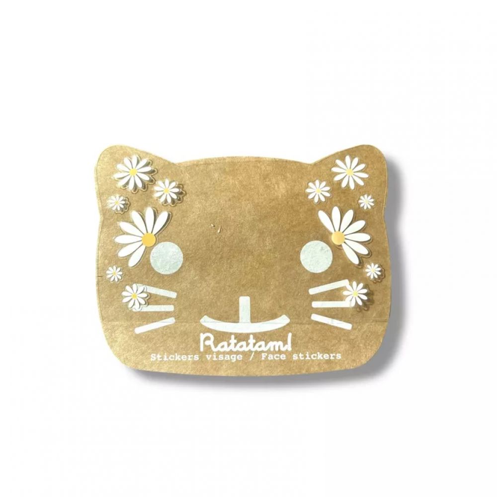 STICKERS DE VISAGE DAISY BLANC -Ratatam