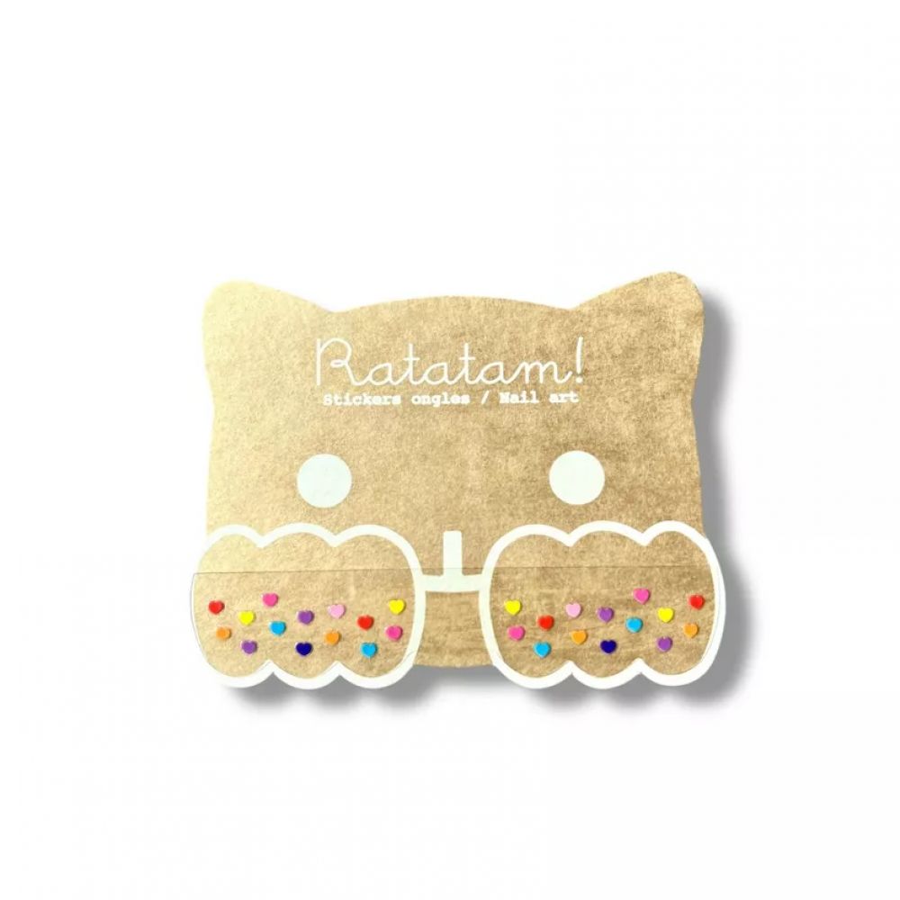 STICKERS ONGLES COEURS - MULTICO -Ratatam