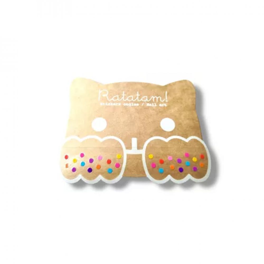 STICKERS ONGLES POIS - MULTICO -Ratatam