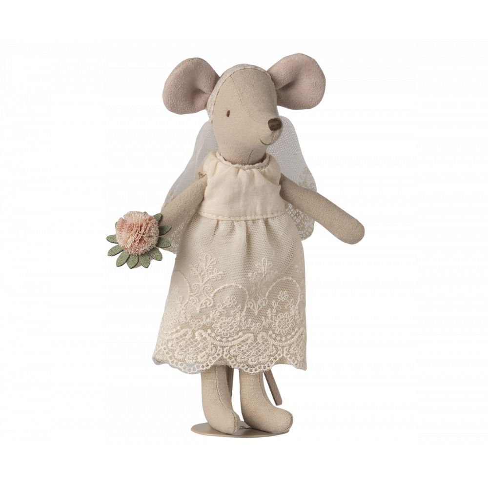 COUPLE DE MARIES DANS SON JOLI COFFRET, MAMAN & PAPA -Maileg